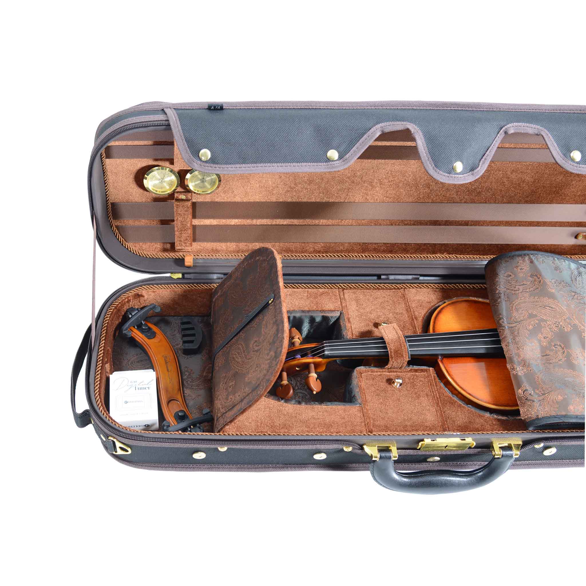 Bobelock 1016 Fiberglass Violin Case - Antonio Strad Violin